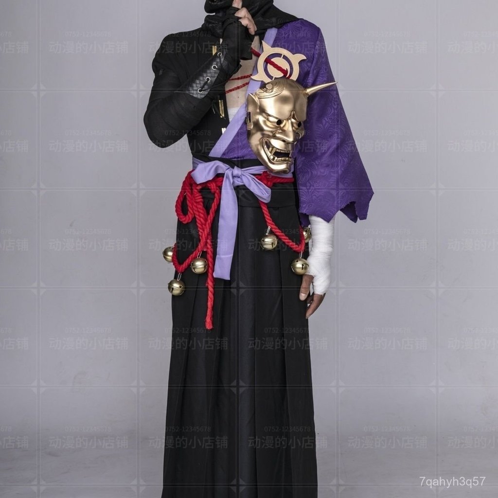 Orochimaru cos Quần áo làm từ vải có họa tiết tối màu mang lại cảm giác giản dị, mộc mạc. Cos Quần á