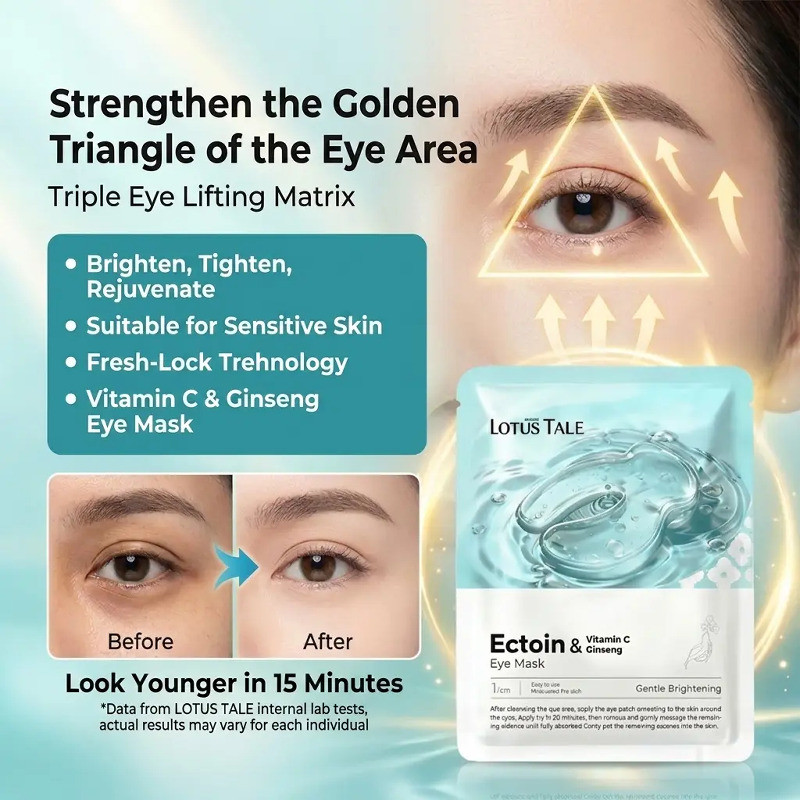 [Brightening Boost] Ginseng VC Eye Mask For Moisturizing/Firming/Brightening/Anti-Aging Moisturizing