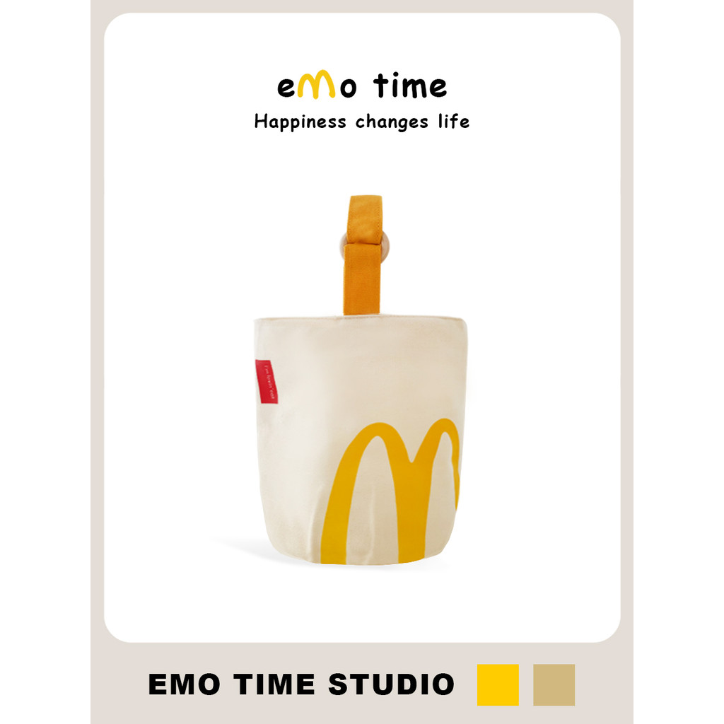 Emo Original M Kee Maimen Túi Vải Xô Cặp Đôi Sinh Viên Thường Ngày Độc Đáo Sáng Tạo Quà Tặng Túi Bảo