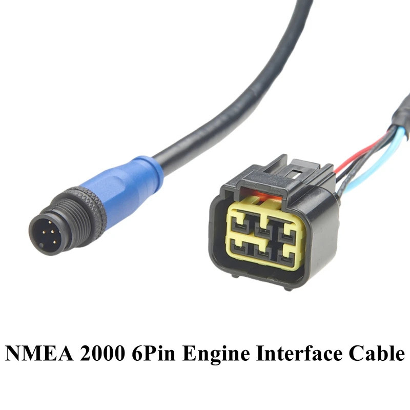 Cáp giao diện động cơ NMEA 2000 N2k 6Pin M12 5Pin đến 6Pin Động cơ 06653-ZZ3-760HE cho Lowrance Simr