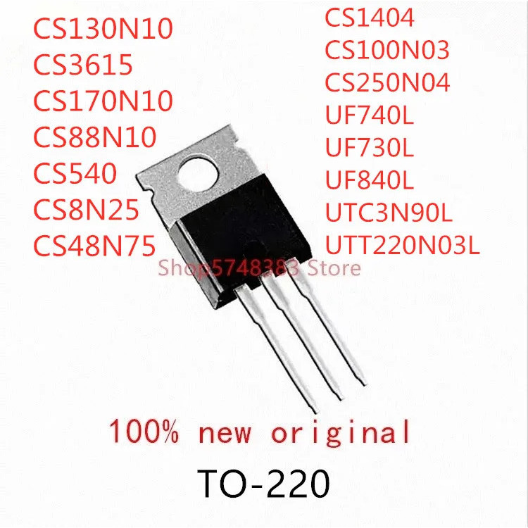 5 Chiếc CS130N10 CS3615 CS170N10 CS88N10 CS540 CS8N25 CS48N75 CS1404 CS100N03 CS250N04 UF740L UF730L