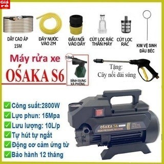 Máy rữa xe OSAKA S6 công suất 2800W (Mẫu Mới Của RS1) chín hãng TOO.LS GIÁ RẺ