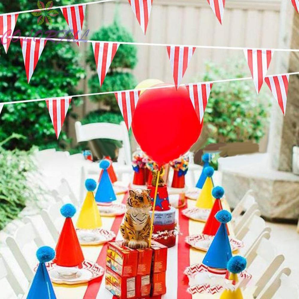 Flags Decoration String Flag 1 Set Of Flags Rope Striped Advertising Hanging