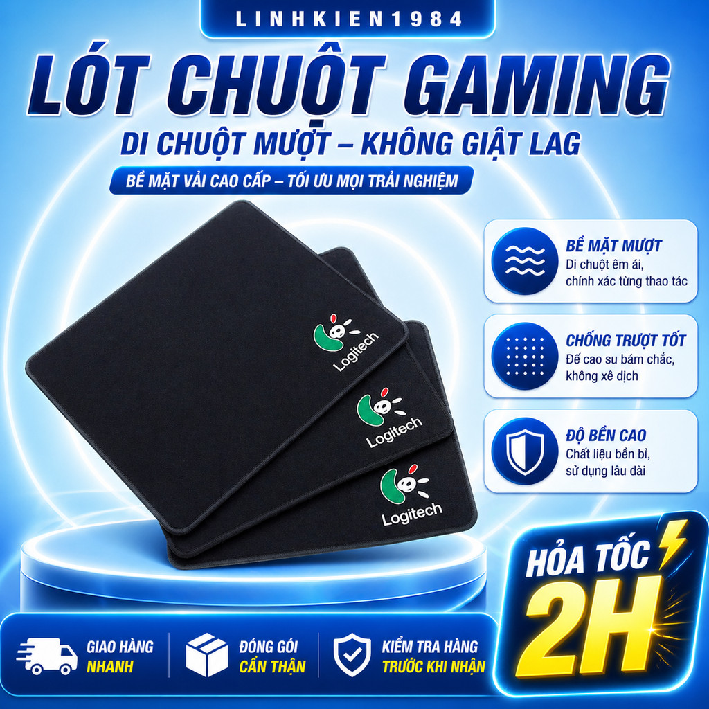 Miếng Lót Chuột Văn Phòng, Chơi Game ( Giao Ngẫu Nhiên) Lot T1
