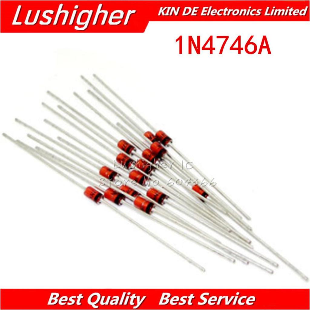 100 Chiếc 1N4746A Zener Diode 1W 18V 1N4746 DO-41 Mới Chính Hãng