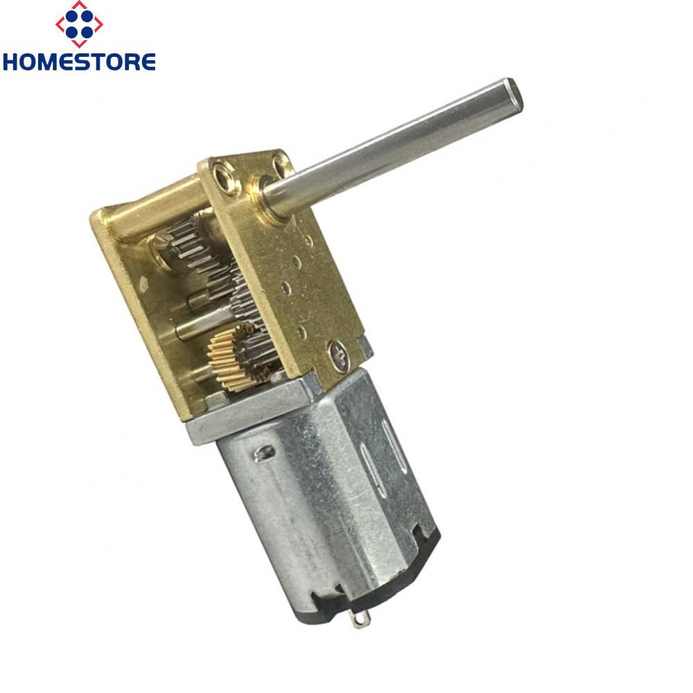 [Homestore]DC Worm Gear Motor 3V/6V/12V Compatible Worm Gear Reduction Compact Form Factor