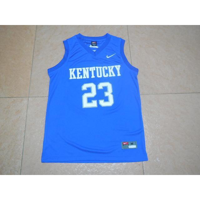 Áo bóng rổ NCAA Kentucky Wildcat Jersey Antony Davis No. Áo bóng rổ 23 Blue Jersey
