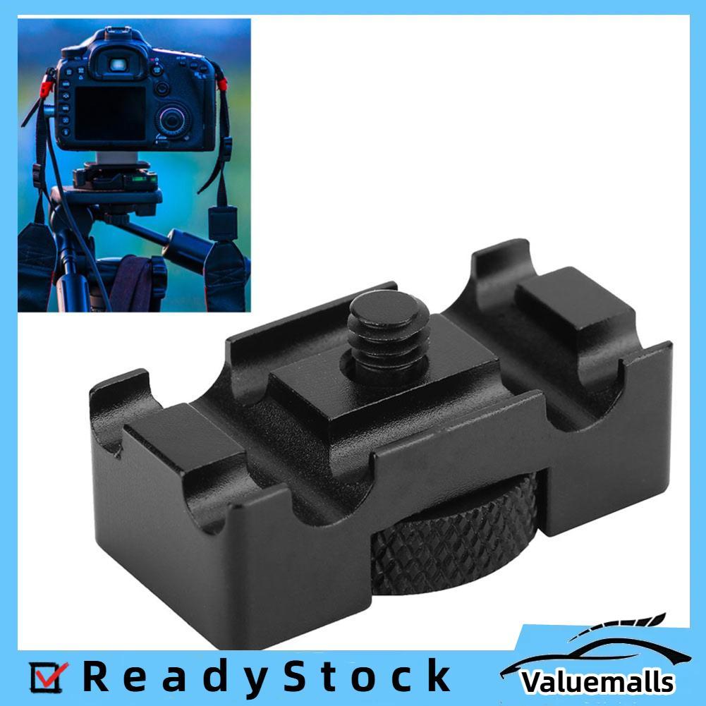 Valuemalls Kẹp Khóa Cáp Hợp Kim Nhôm Hai Rãnh Bảo Vệ Camera Cho Follow Focus Armor Cage