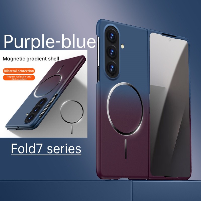 Ốp điện thoại Gradient Từ Tính Cho Samsung Galaxy Z Fold 7 Fold 6 Fold 5 4 Thân Thiện Với Da Mỏng Ch