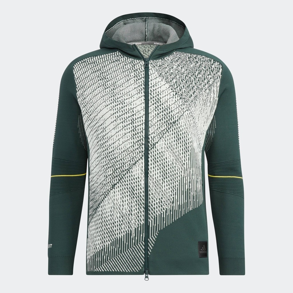 adidas Golf Statement Primeknit Hooded Jacket Men Green HG4132