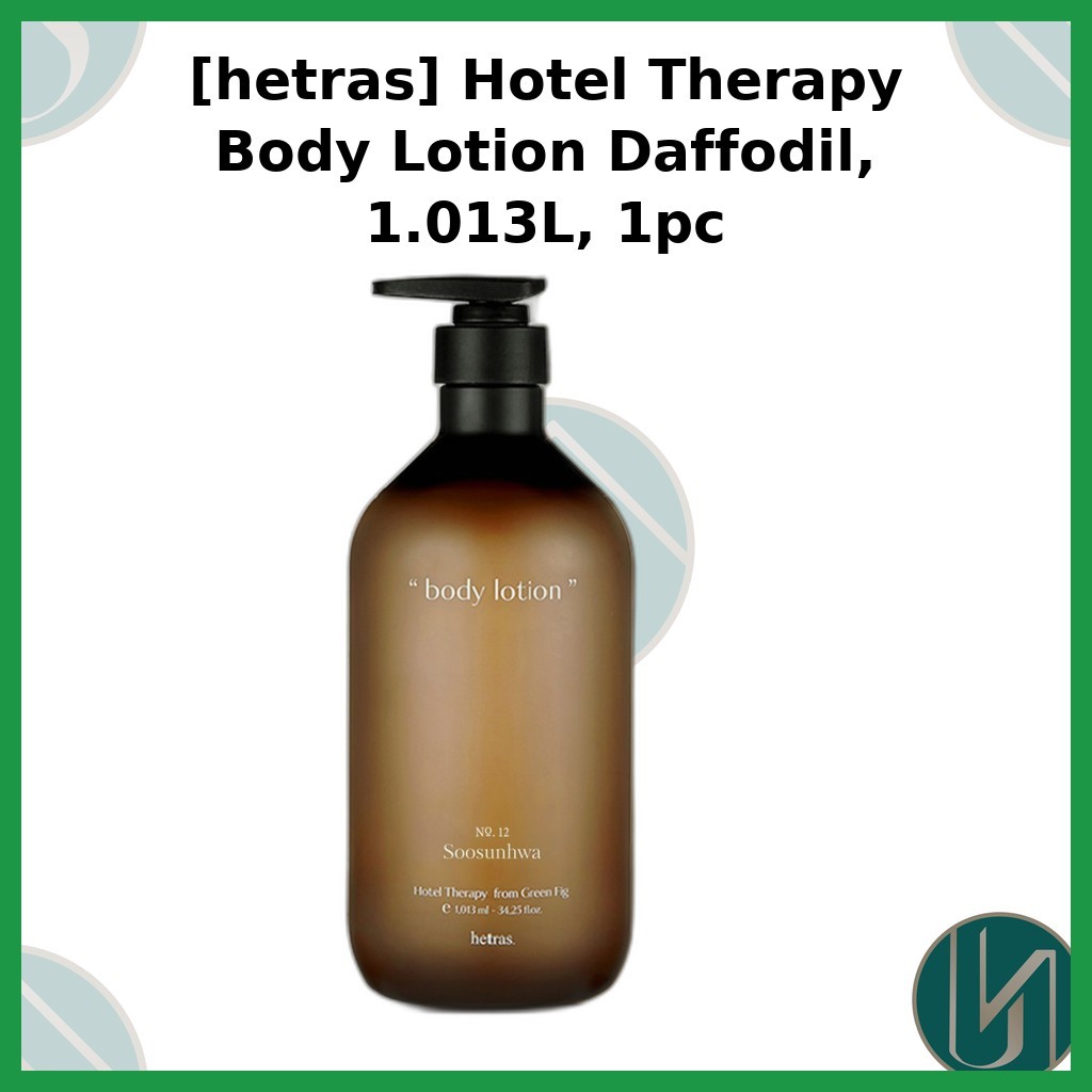 [hetras] Kem dưỡng thể trị liệu khách sạn Daffodil, 1.013L, 1pc / Sữa dưỡng thể Hàn Quốc / Mùi hương