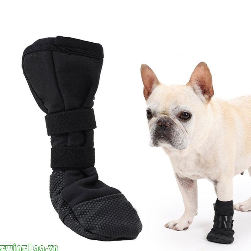 Zwinz1aa Chó Paws Giày Bảo Vệ Thoáng Khí Mềm Chó Bootie Paws Hoạt Động Ngoài Trời Boot