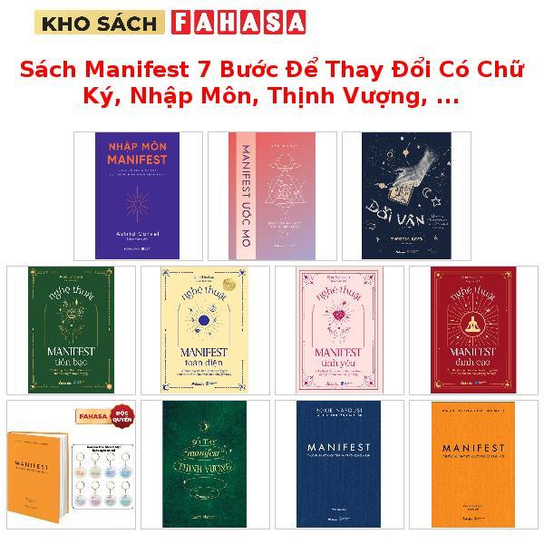 Sách Manifest 7 Bước Để Thay Đổi  Có Chữ Ký, Nhập Môn, Thịnh Vượng, Ước Mơ, Tiền Bạc, Toàn Diện, Tìn