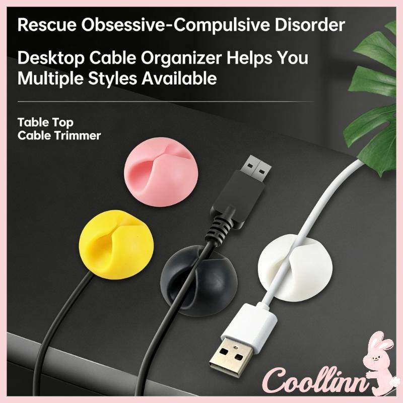 COO Cable Organizer Clip Cable Manager Auto Stick Back cho TV DVD PC Wire Tidying trong thiết kế nhẹ
