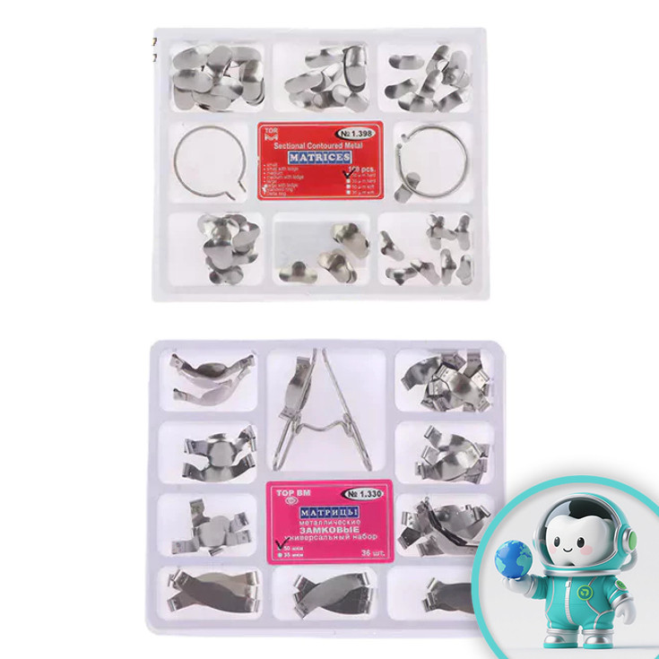 No.1.398 Matrix Band Matrix Tofflemire Restorative Tool Bộ trám ma trận nha khoa - Làm đầy ma trận n