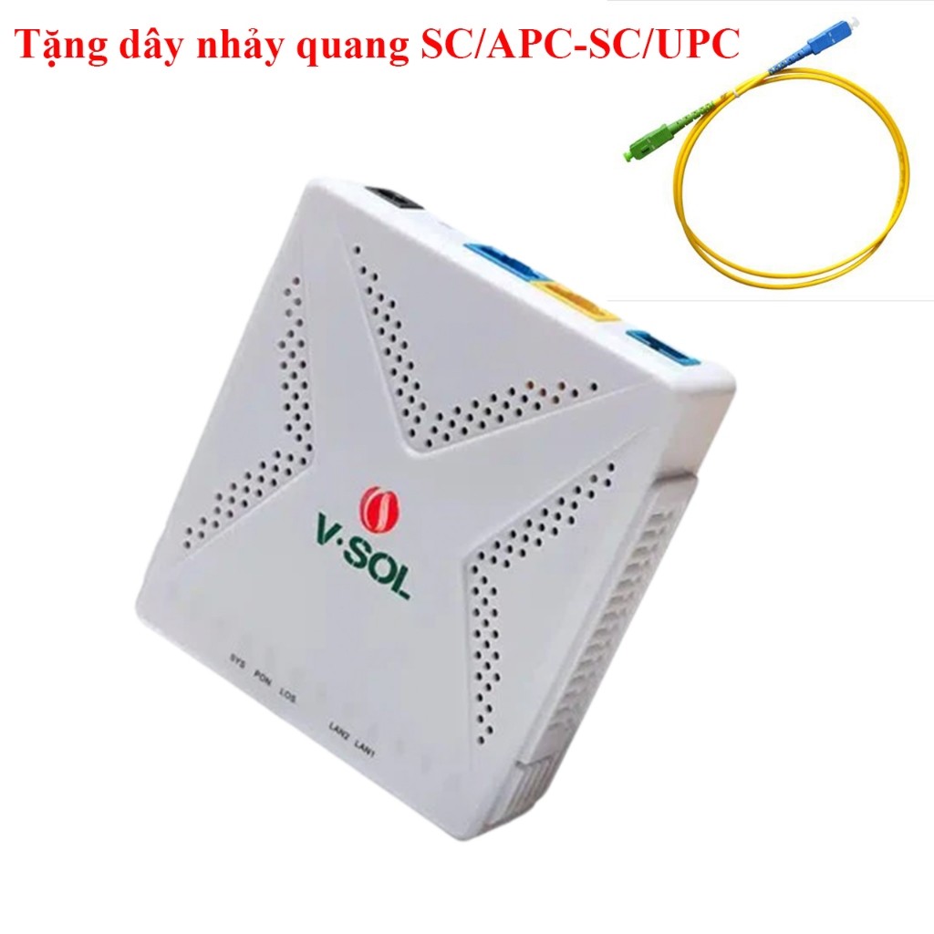 [BH 6 tháng] ONU ONT Converter bộ chuyển tín hiệu quang GPON XSGPON 2.5Gbps 2500Mpb VSOL V2802RH