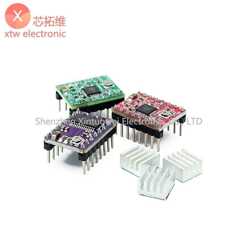 Reprap Stepper Driver Stepper Motor Driver A4988 DRV8825 Mô-đun bảng phát triển DIY