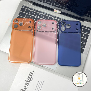 Ốp Lưng Cho IPhone  13 11 17 16 15 12 14 Pro Max 16 14 15 Plus 17air Ốp kính toàn tròng siêu mỏng mờ Sweet Bright