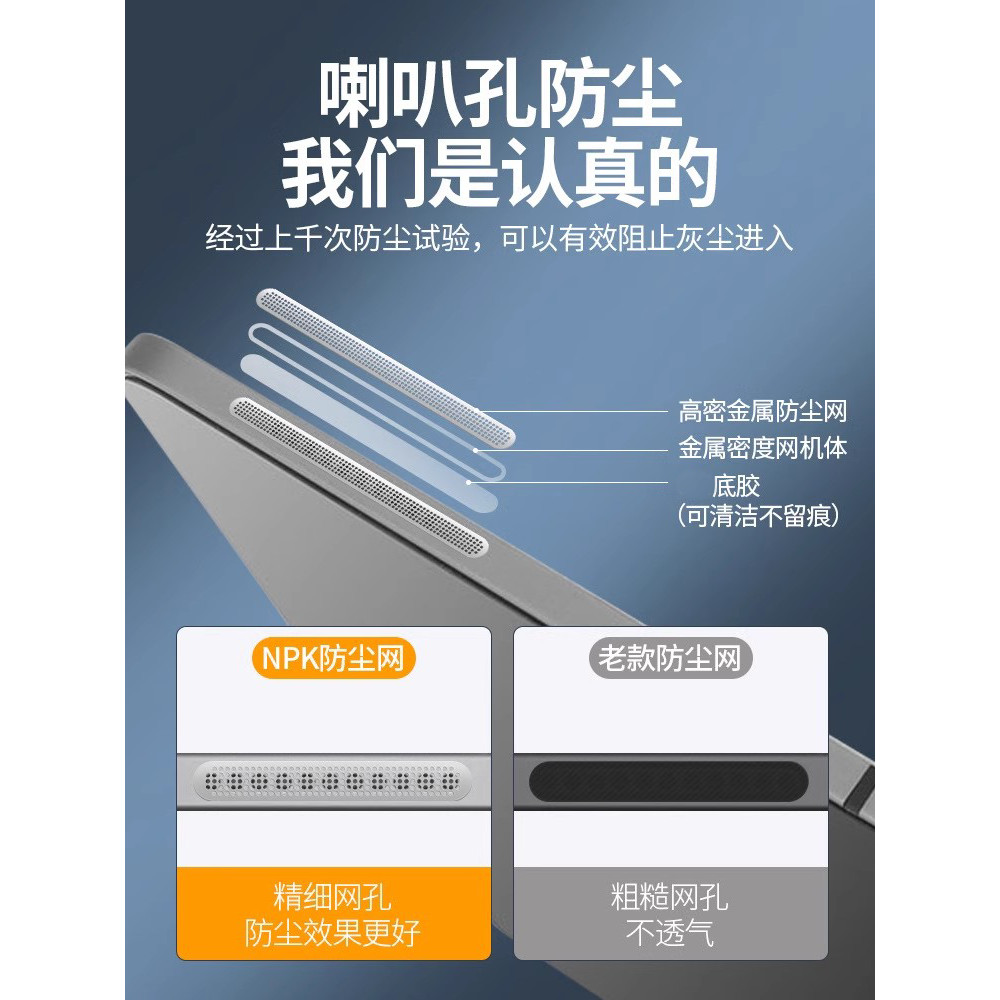 Thích hợp cho Xiaomi Tablet 5 / 5Pro Chống Bụi Lưới ipad Chống Bụi Miếng Dán Apple ipad Huawei pro L