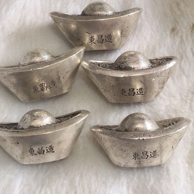 Daq Bạc Kho Báu Cũ Bạc Thỏi Bạc Dongchang Làm Cũ Bạc Thỏi Cũ Bạc Bạc Thỏi Vỡ Bạc Bạc Bạc Nguyên Chất