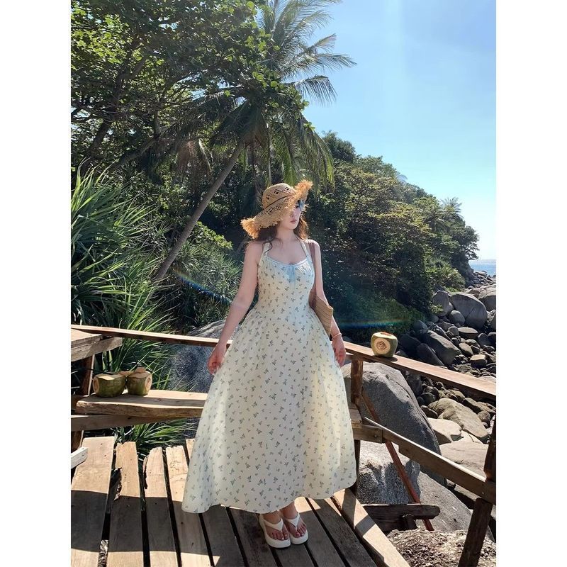【Bess's house-bigsize】Bộ đồ hai món gồm váy dây hoa và đính cườm, phù hợp nhiều size，đầm hoa nhí bigsize，váy tiểu thư sang chảnh，váy hoa nhí bigsize | BigBuy360 - bigbuy360.vn