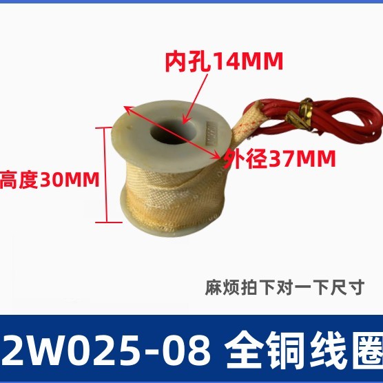 Tất Cả Cuộn Dây Đồng 2W025-08 DN8 UD-08 Cuộn 220V 24V 12V 110V 380V 2 Điểm Cuộn LKJHSZ