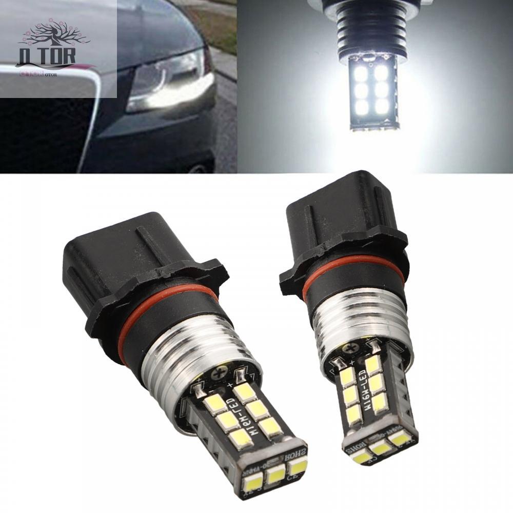 Bóng đèn Không Lỗi Đèn P13W Đa Năng Lái Xe Độ Sáng Cao 15LED 2835 6000K