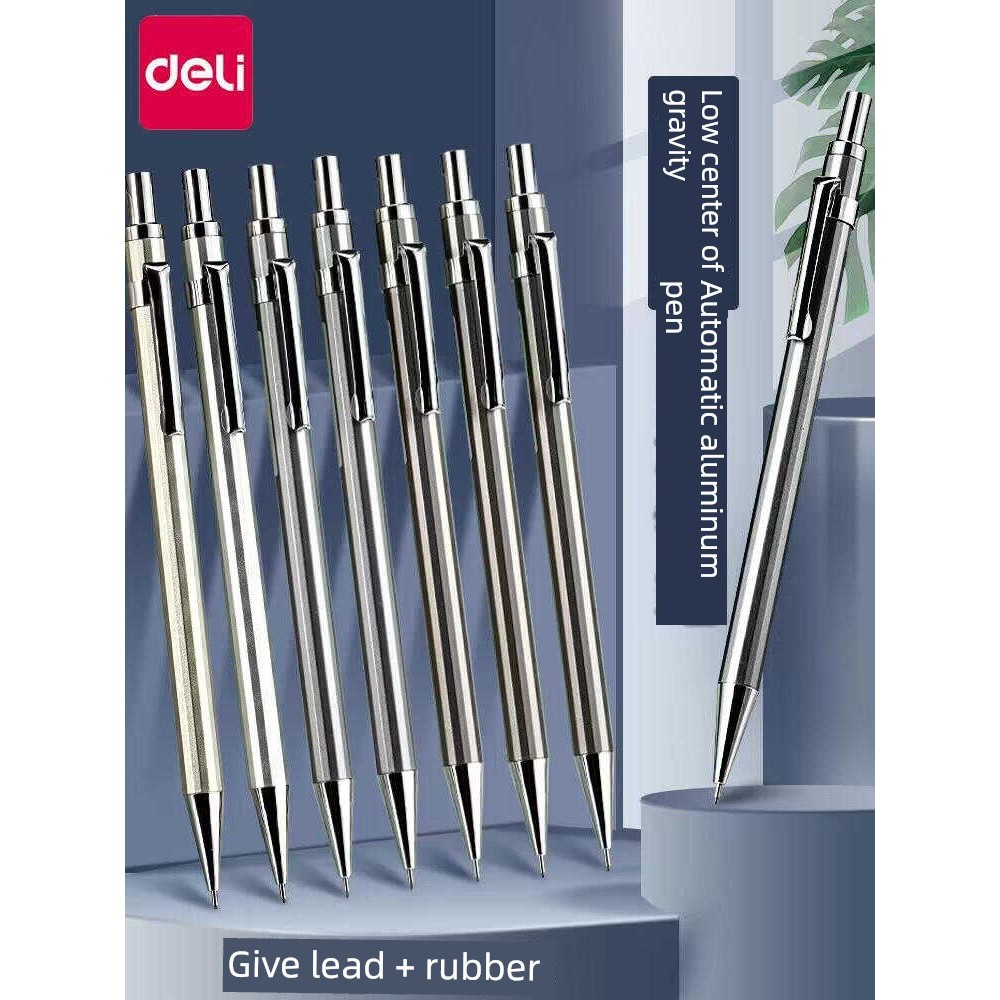 bút chì kim 0 7 bút chì bấm 0.5 cute Học sinh tiểu học Deli Heavy Feel 2b Bút chì cơ khí