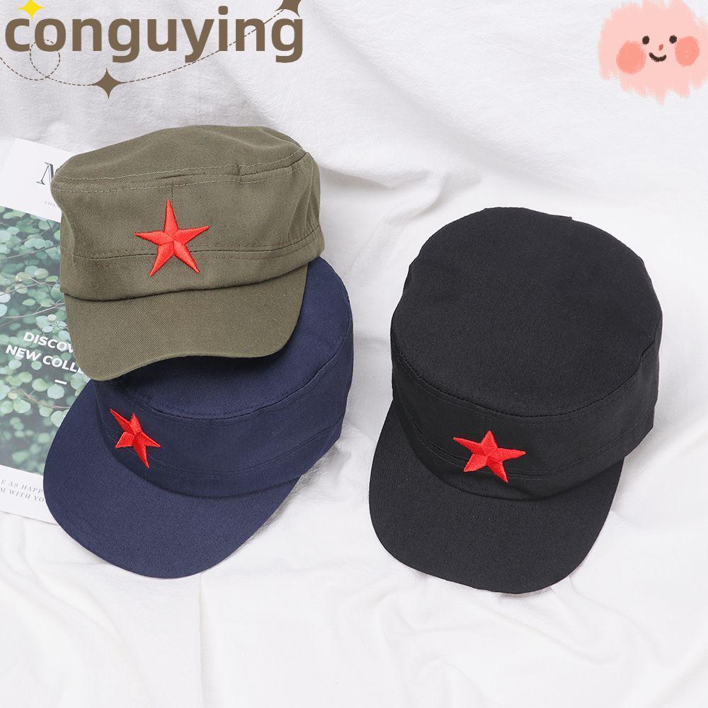 Mũ chống nắng CONGUYING Unisex Classic Mũ trơn có thể điều chỉnh