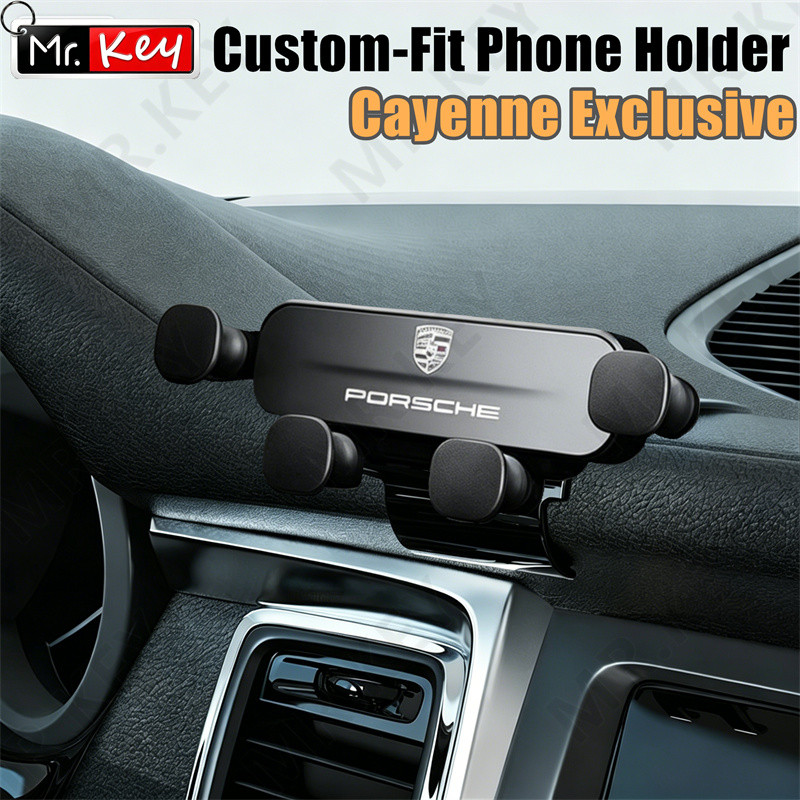 [Mr.key] Giá đỡ điện thoại ô tô cho Porsche Cayenne 2011-2026 - 958 9YA 9Y0 Giá đỡ điện thoại Zero-G