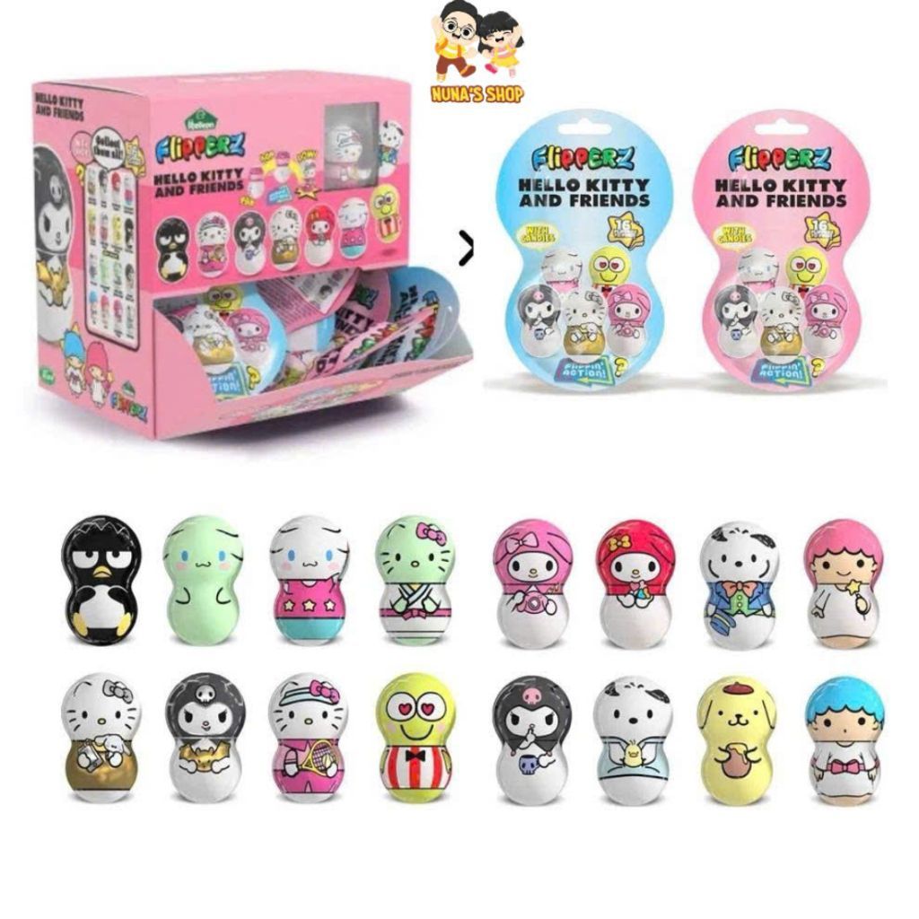 Kẹo Flipperz Paw Patrol & Hello Kitty - Viên Kẹo Kèm Đồ Chơi Dễ Thương Sưu Tầm Cho Bé