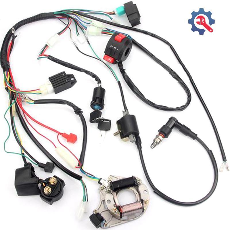[GEX] 50 / 70 / 90 / 110CC CDI Dây Dây Lắp Ráp Bộ Dây ATV Điện Quad Coolster [TH]