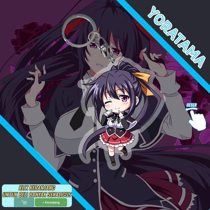 Gantungan Kunci Akeno Highschool DxD, Keychain Anime Lucu