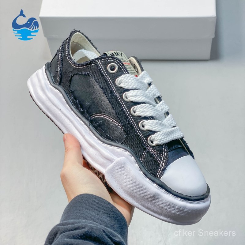 Giày MMY Mihara Yasuhiro Original Sole Canvas Low retro dissolving sneaker chính hãng hot trend unis