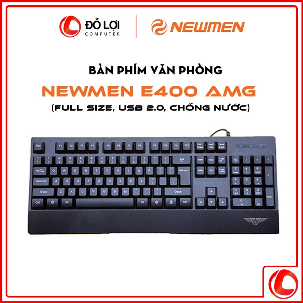 Bàn phím có dây Newmen E400 AMG | Chính Hãng | Bảo Hành 24 Tháng DLC x DeskSetupVN