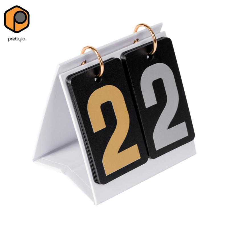Prettyia Flip Number Game Score Keeper Card Score Flipper Bảng thủ công nhỏ gọn cho trò chơi thẻ Gua