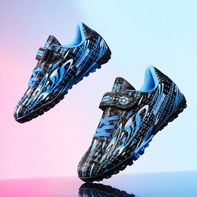 Giày Bóng Đá Trẻ Em Trẻ Em Giày Bóng Đá Cleats Bé Trai Nhẹ Giày Tập Luyện Thanh Niên Ngoài Trời Futs