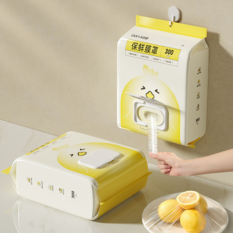 [] Bọc Nhựa Dùng Một Lần Treo Đa Năng Thực Phẩm PE Đĩa Tủ Lạnh Giữ Tươi Hộ Gia Đình Chống Bụi 9DYU