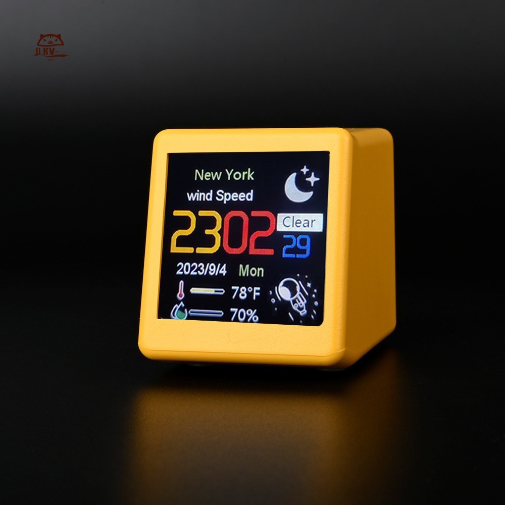 Đồng hồ kỹ thuật số thông minh - WIFI Weather Station Tiện ích hiển thị điện tử để bàn