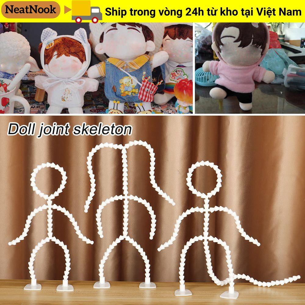 NEATNOOK Búp Bê Khớp Xương Thỏ Sáng Tạo Gấu Có Thể Uốn Cong Khớp Phụ Kiện Búp Bê