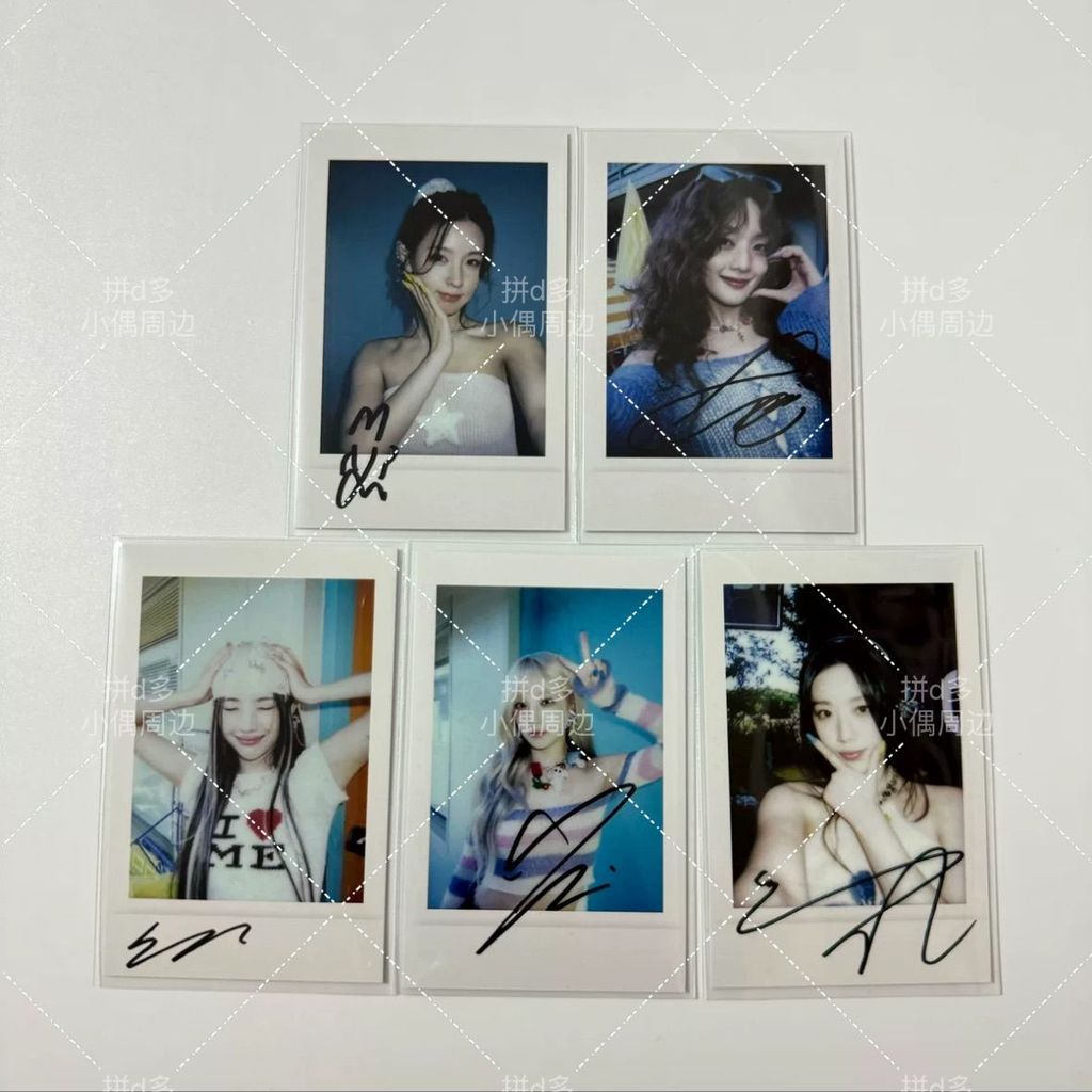 GIDLE signed Polaroid 3 inches, sign Polaroid in person