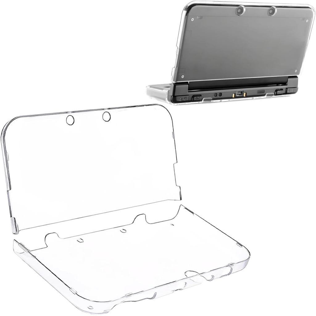 DTOL New 3DS XL Case - Vỏ cứng trong suốt pha lê siêu trong suốt Vỏ bảo vệ Vỏ da cho năm 2015 Mới Ni