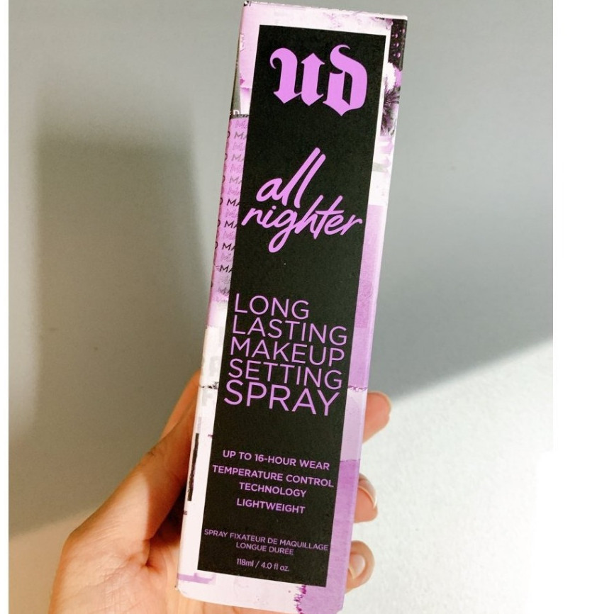 🥇Giá sỉ🥇Xịt khoá nền giữ lớp make up Urban Decay All Nighter Long Lasting Make Up Setting Spray-Lepi