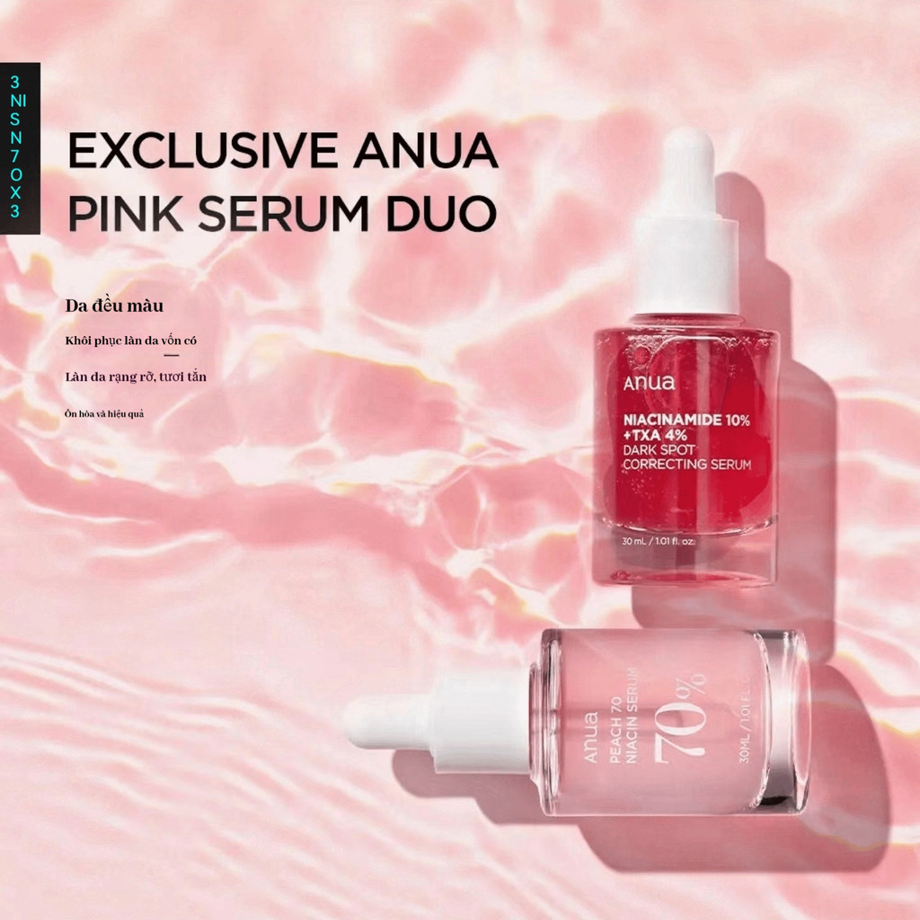 Serum Anua 10% Niacinamide Chính Hãng Hàn Quốc - Dưỡng Sáng Da, Cấp Ẩm & Phục Hồi Da