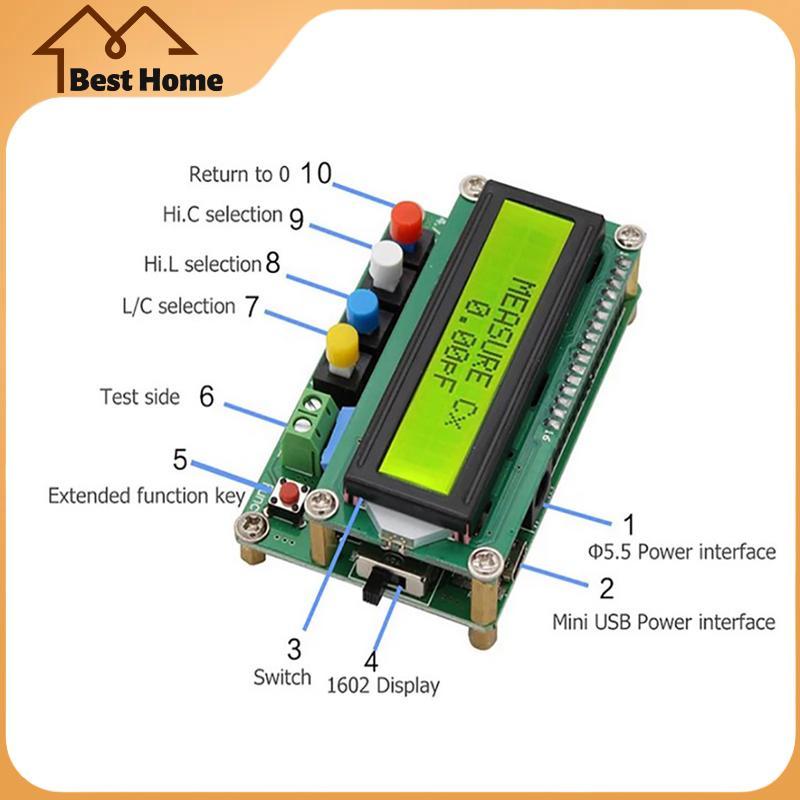 Đồ chơi thời trang kỹ thuật số LC100-A LCD Độ chính xác cao Điện dung đo L / C.