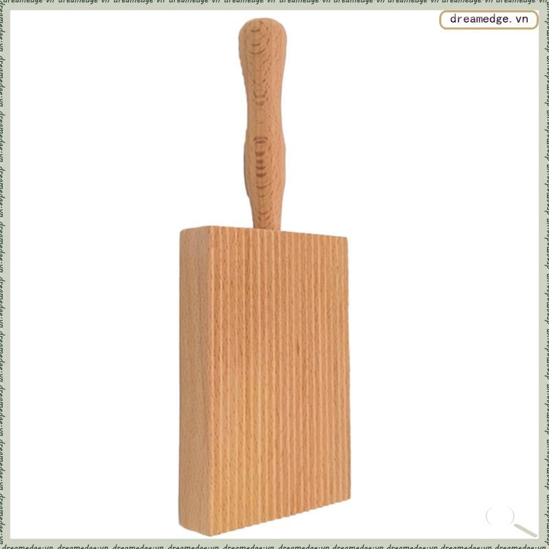 [dreamedge] Bảng làm mì ống, Bảng Gnocchi, Gỗ sồi Gnocchi Board Bơ Bột cạo cho mì ống và bơ nuôi cấy