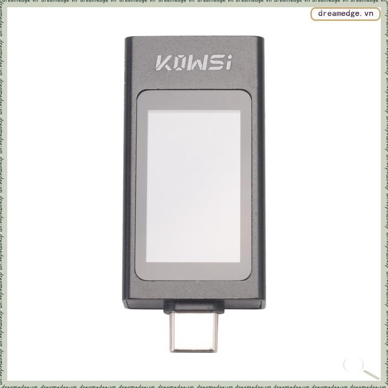 [dreamedge] Máy kiểm tra dòng điện điện áp kỹ thuật số KWS-X1 DC 3.3-36V 0-12A Màn hình IPS Máy đo k
