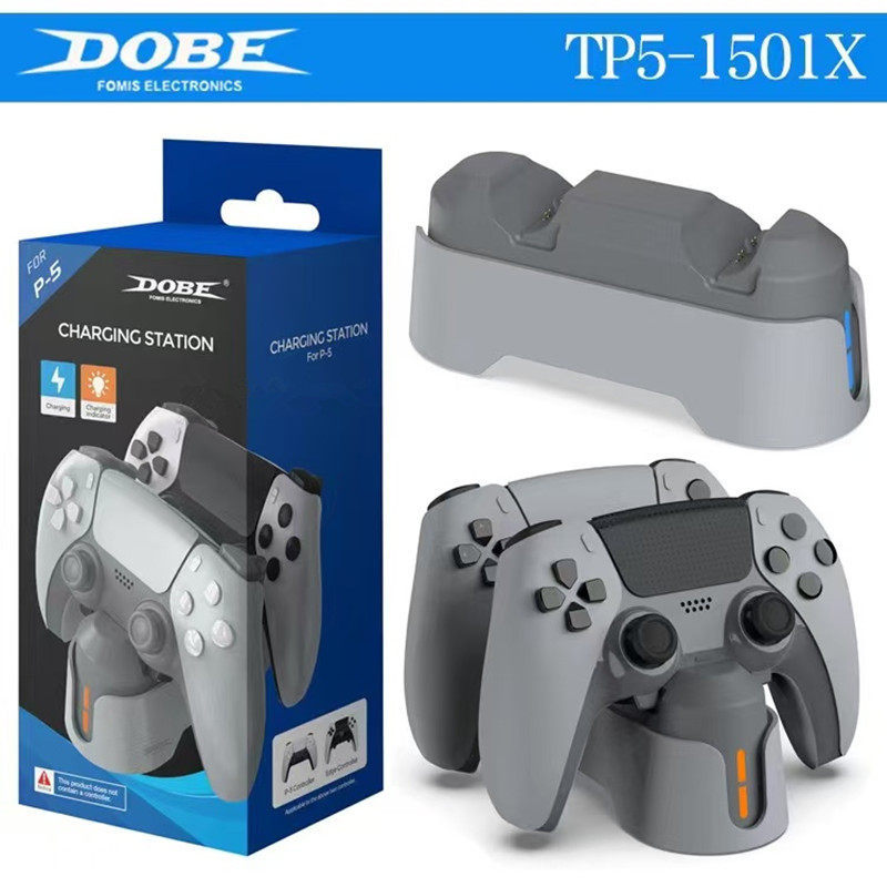 DOBE Chính Hãng PS5 Tay Cầm Sạc PS5slim Tay Cầm Sạc PS5PRO Tay Cầm Chơi Game Đế Sạc Phụ Kiện