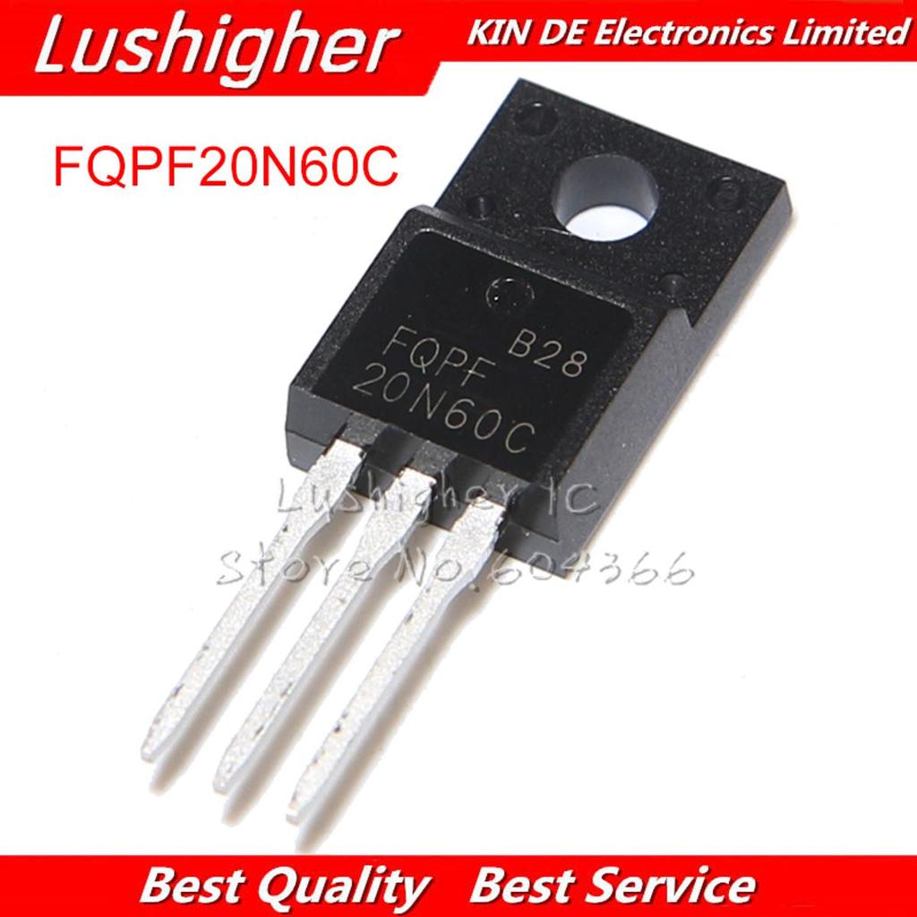 10 Chiếc FQPF20N60C TO-220F FQPF20N60 TO220 20N60C 20N60 Mới Chính Hãng