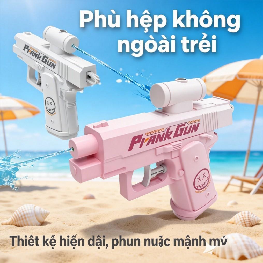 NEW Đồ chơi súng phun nước hai chiều prank gun,đồ chơi mùa hè troll vui nhộn